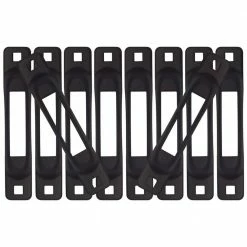 SNAP-LOC E-Track Single Strap Anchor in Black (10-Pack)