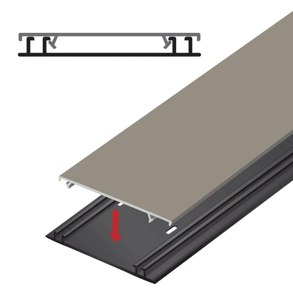 Screen Tight 3-1/2 in. Brown Porch Screening System Cap - Image 2