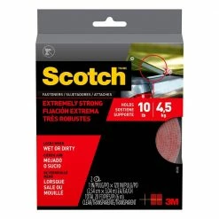 Scotch 1 in. x 10 ft. Clear Extreme Fasteners (1-Pack)