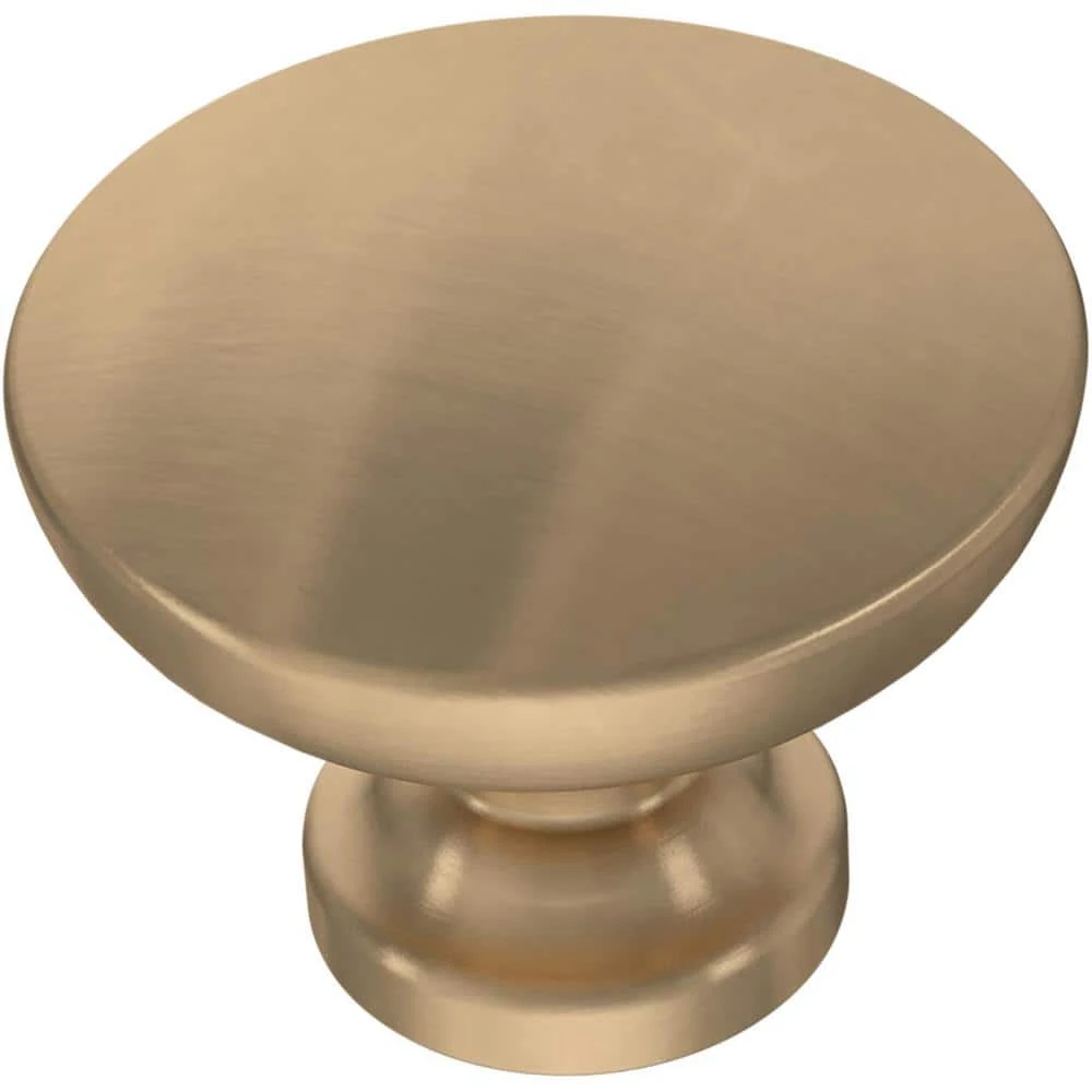 Franklin Brass Essentials Fulton 1-3/16 in. (30 mm) Champagne Bronze Antimicrobial Cabinet Knob (5-Pack)
