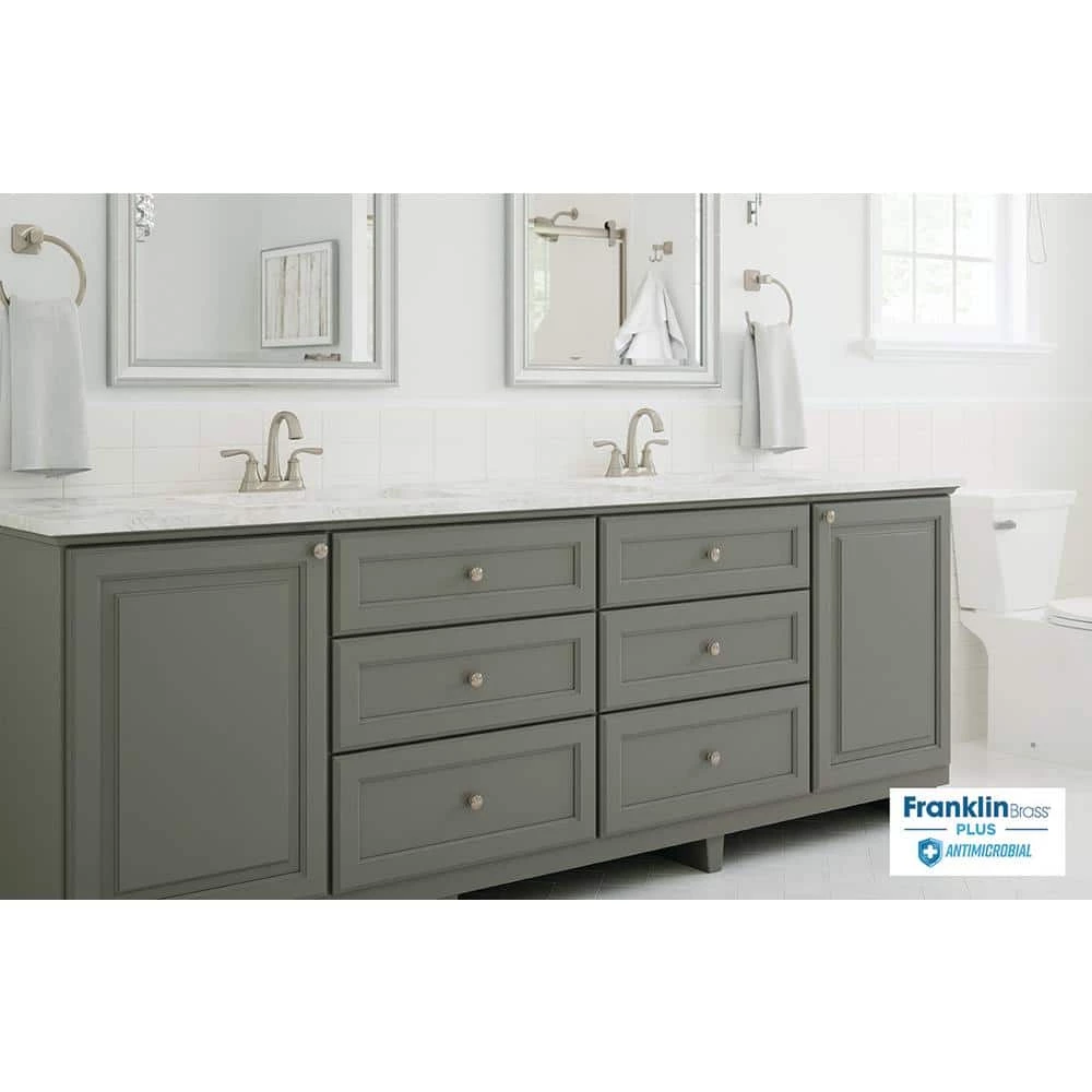 Franklin Brass Essentials Fulton 1-3/16 in. (30 mm) Satin Nickel Antimicrobial Cabinet Knob (5-Pack) - Image 4