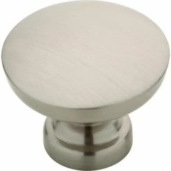Franklin Brass Essentials Fulton 1-3/16 in. (30 mm) Satin Nickel Antimicrobial Cabinet Knob (5-Pack)