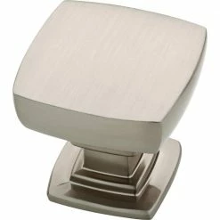 Franklin Brass Webber 1-1/8 in. (29 mm) Brushed Nickel Cabinet Knob (10-Pack)