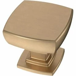 Franklin Brass Parow 1-1/8 in. (29 mm) Champagne Bronze Antimicrobial Cabinet Knob (5-Pack)
