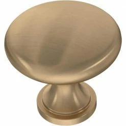 Franklin Brass 1-1/4 in. (32 mm) Champagne Bronze Mushroom Round Cabinet Knob (10-Pack)