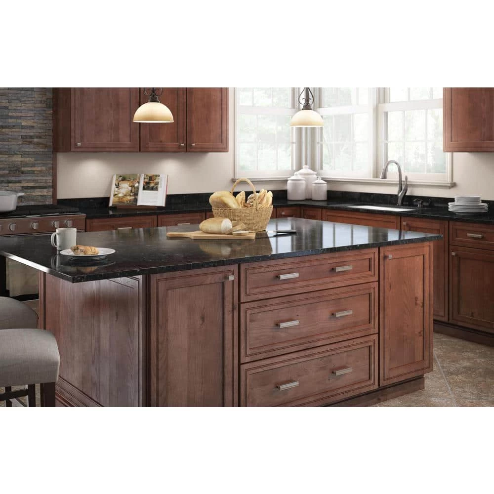 Franklin Brass Classic Curve 1 in. (25 mm) Satin Nickel Cabinet Knob (5-Pack) - Image 4