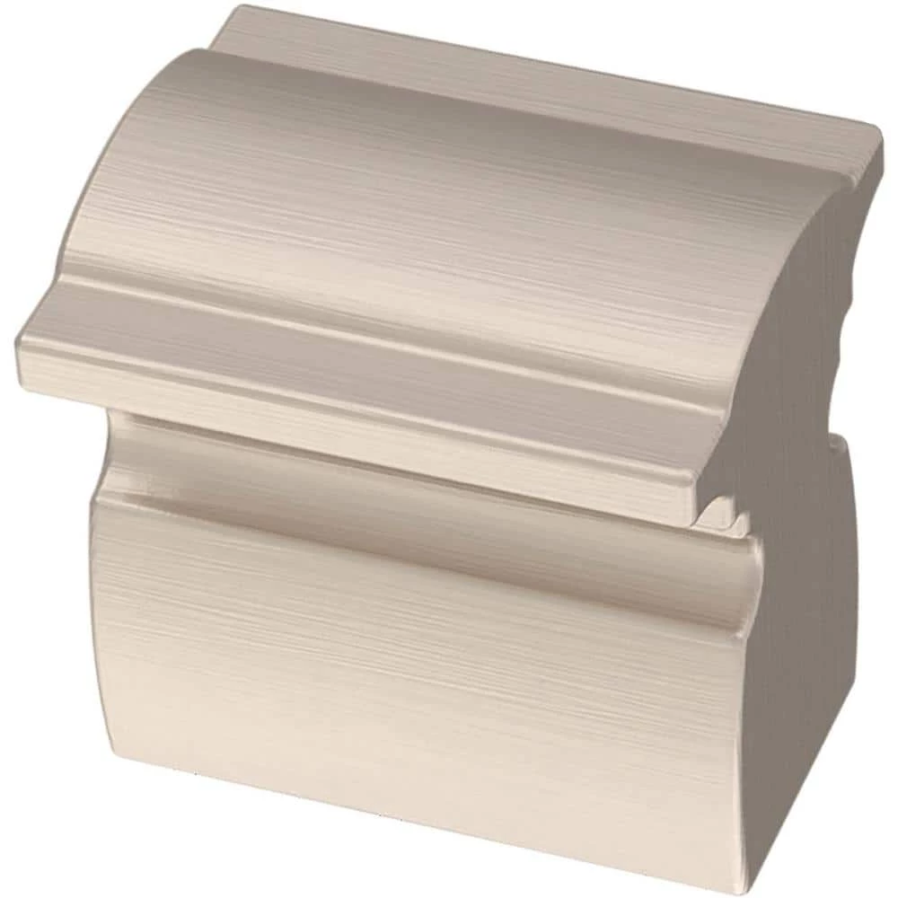 Franklin Brass Classic Curve 1 in. (25 mm) Satin Nickel Cabinet Knob (5-Pack)