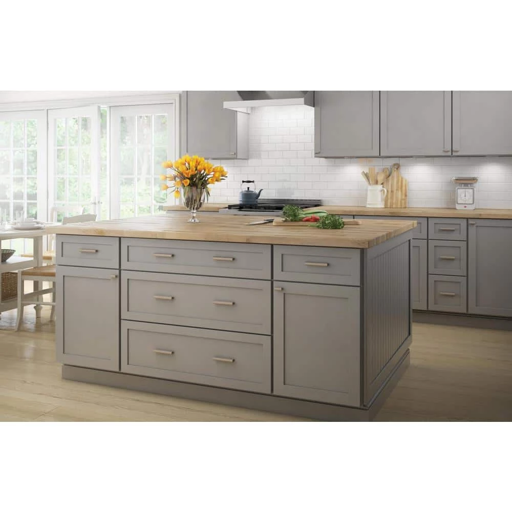 Franklin Brass Modern Arch 1-1/2 in. (38 mm) Satin Nickel Cabinet Knob (5-Pack) - Image 4