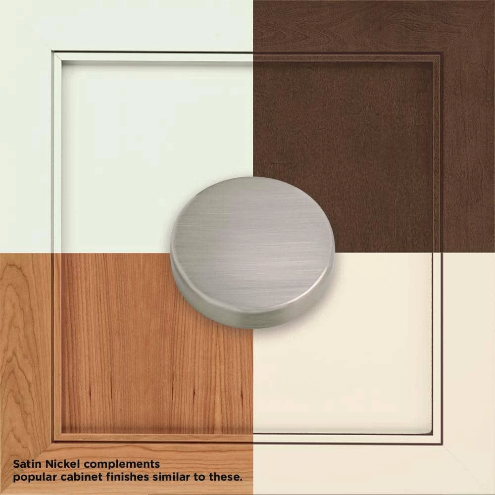 Franklin Brass Modern Arch 1-1/2 in. (38 mm) Satin Nickel Cabinet Knob (5-Pack) - Image 3