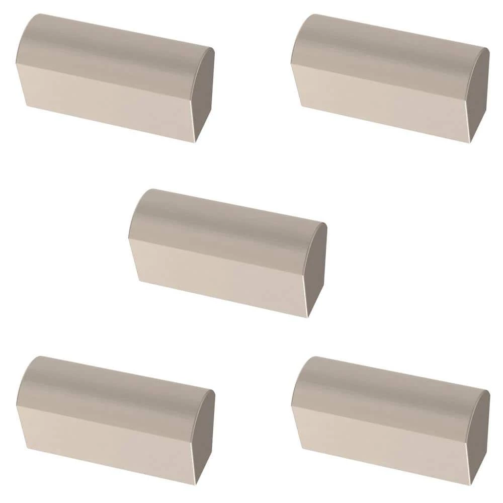 Franklin Brass Modern Arch 1-1/2 in. (38 mm) Satin Nickel Cabinet Knob (5-Pack) - Image 5