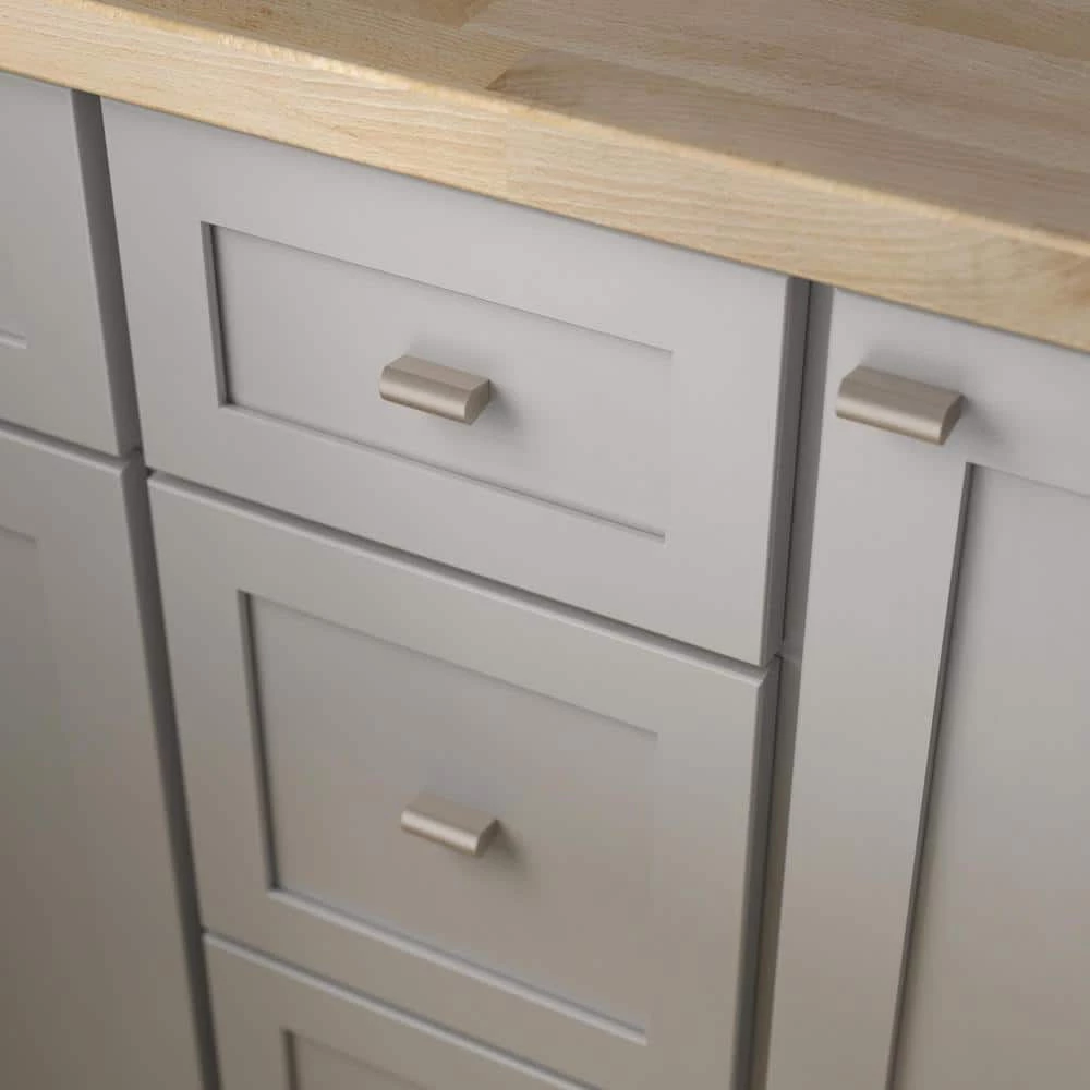 Franklin Brass Modern Arch 1-1/2 in. (38 mm) Satin Nickel Cabinet Knob (5-Pack) - Image 2