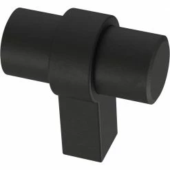 Franklin Brass Simple Wrapped Bar 1-1/4 in. (32 mm) Matte Black Cabinet Knob (30-Pack)