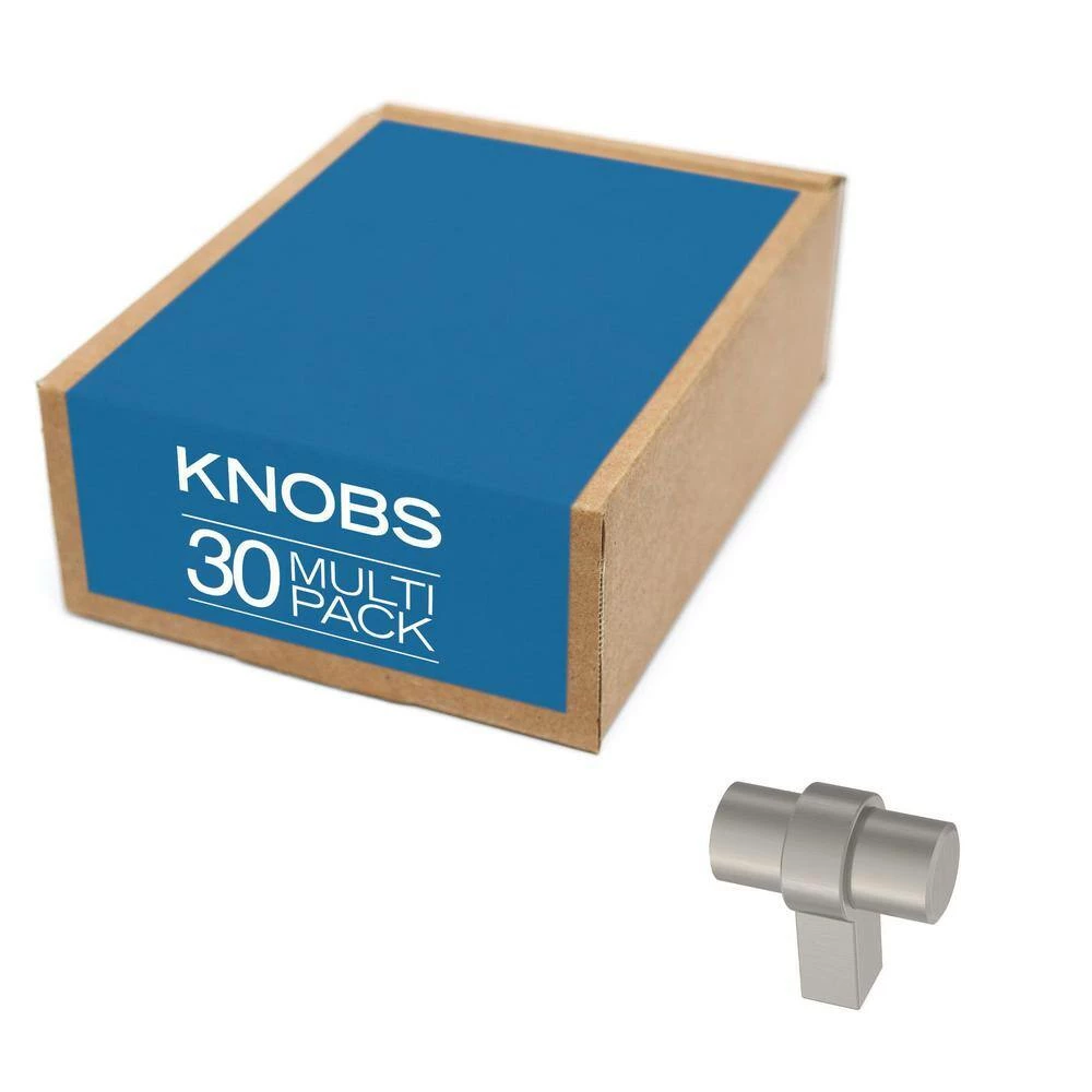 Franklin Brass Simple Wrapped Bar 1-1/4 in. (32 mm) Stainless Steel Cabinet Knob (30-Pack) - Image 3