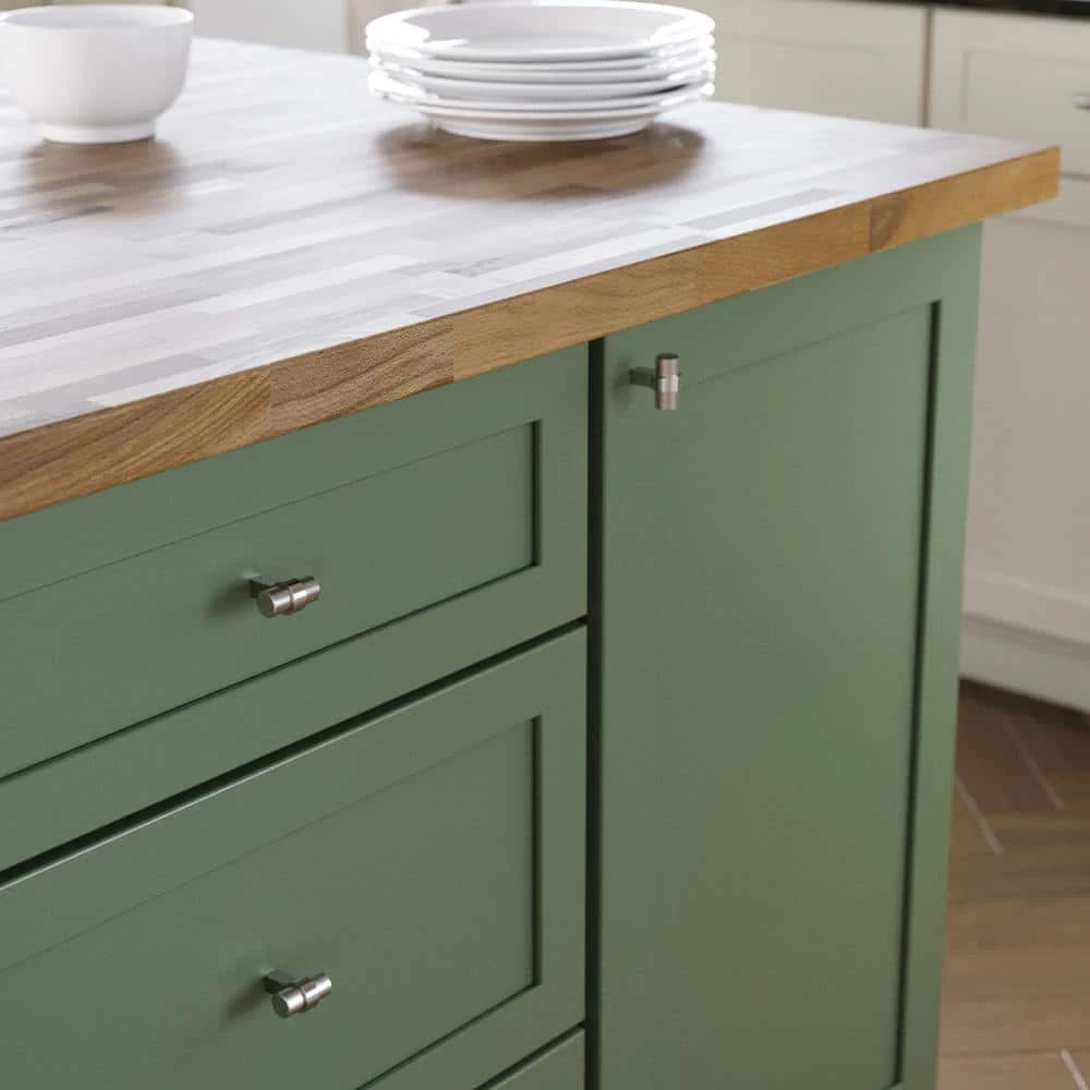 Franklin Brass Simple Wrapped Bar 1-1/4 in. (32 mm) Stainless Steel Cabinet Knob (30-Pack) - Image 2