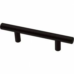 Franklin Brass 3 in. (76 mm) Matte Black Cabinet Drawer Bar Pull (10-Pack)