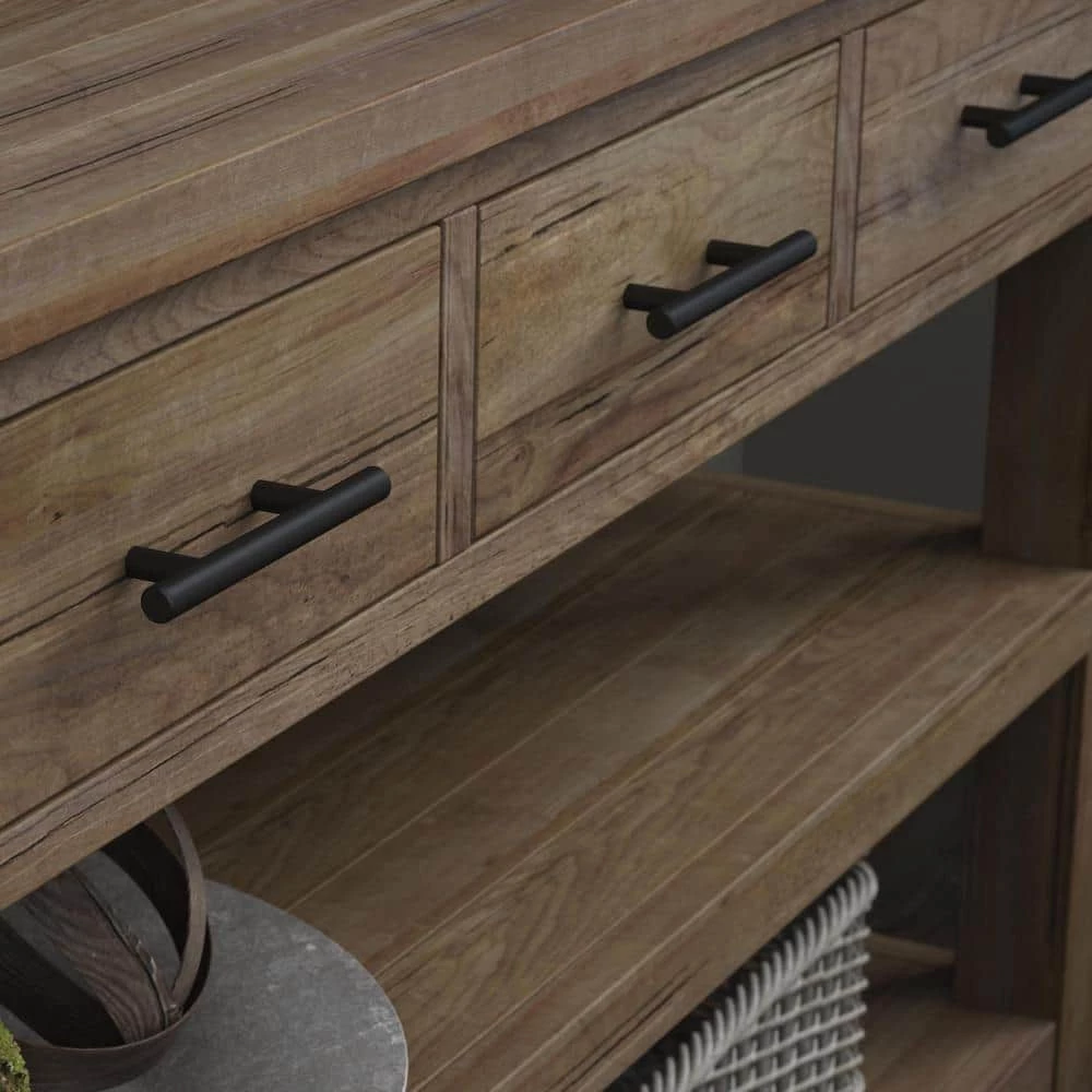 Franklin Brass 3 in. (76 mm) Matte Black Cabinet Drawer Bar Pull (10-Pack) - Image 2