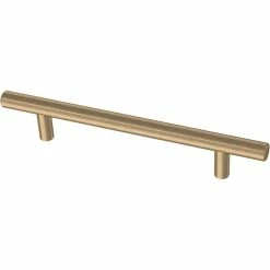 Franklin Brass with Antimicrobial Properties Steel Bar Pull in Champagne Bronze, 5-1/16 in. (128 mm), (5-Pack)