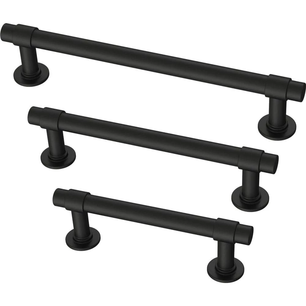 Franklin Brass 3 in. (76 mm) Matte Black Cabinet Straight Bar Drawer Pull (10-Pack) - Image 5