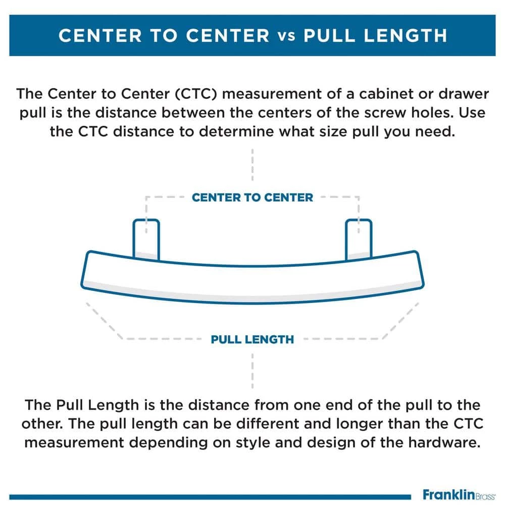 Franklin Brass Napier 8-13/16 in. (224 mm.) Center-to-Center Champagne Bronze Cabinet Drawer Pull (10-Pack) - Image 8