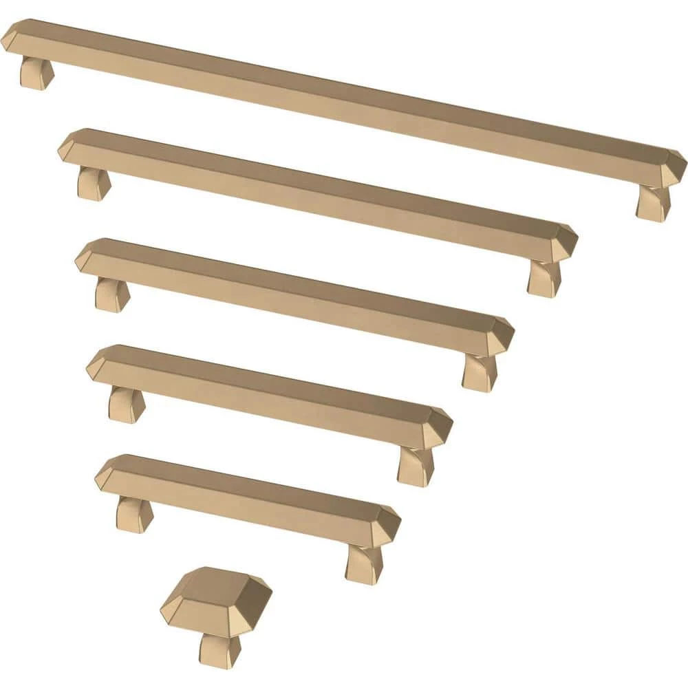 Franklin Brass Napier 8-13/16 in. (224 mm.) Center-to-Center Champagne Bronze Cabinet Drawer Pull (10-Pack) - Image 6