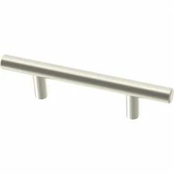 Franklin Brass Simple Bar 3 in. (76 mm) Stainless Steel Round Drawer Pull (30-Pack)