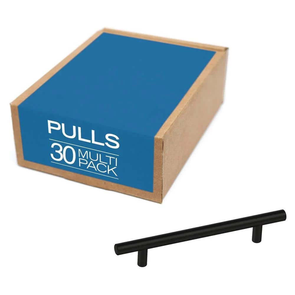 Franklin Brass Simple Bar 5-1/16 in. (128 mm) Matte Black Round Drawer Pull (30-Pack) - Image 4