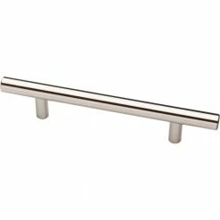 Franklin Brass Simple Bar 5-1/16 in. (128 mm) Center-to-Center Stainless Steel Round Drawer Pull (30-Pack)