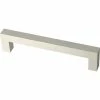 Franklin Brass Simple Modern Square 5-1/16 in. (128 mm) Stainless Steel Bar Drawer Pull (10-Pack)