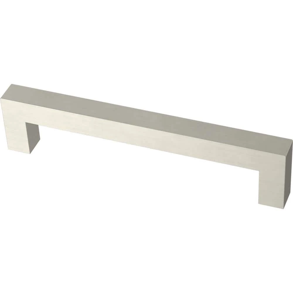 Franklin Brass Simple Modern Square 5-1/16 in. (128 mm) Stainless Steel Bar Drawer Pull (30-Pack)