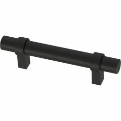 Franklin Brass Simple Wrapped Bar 3 in. (76 mm) Matte Black Drawer Pull (30-Pack)