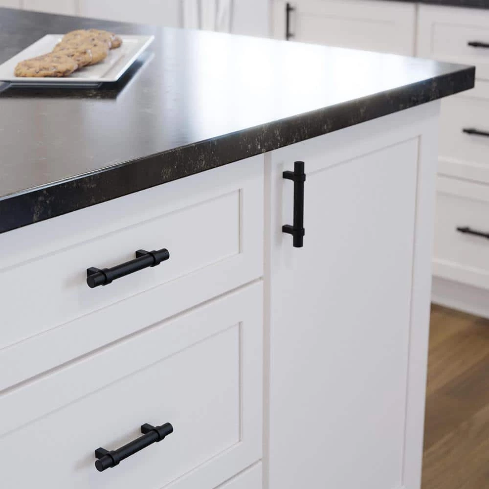 Franklin Brass Simple Wrapped Bar 3 in. (76 mm) Matte Black Drawer Pull (30-Pack) - Image 2