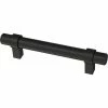 Franklin Brass Simple Wrapped Bar 3-3/4 in. (96 mm) Matte Black Drawer Pull (10-Pack)