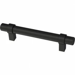 Franklin Brass Simple Wrapped Bar 3-3/4 in. (96 mm) Matte Black Drawer Pull (30-Pack)