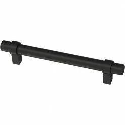 Franklin Brass Simple Wrapped Bar 5-1/16 in. (128 mm) Matte Black Drawer Pull (10-Pack)