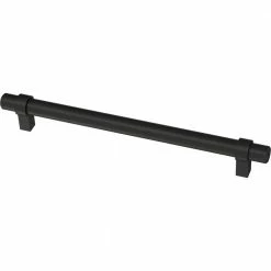 Franklin Brass Simple Wrapped Bar 7-9/16 in. (192 mm) Matte Black Drawer Pull (30-Pack)