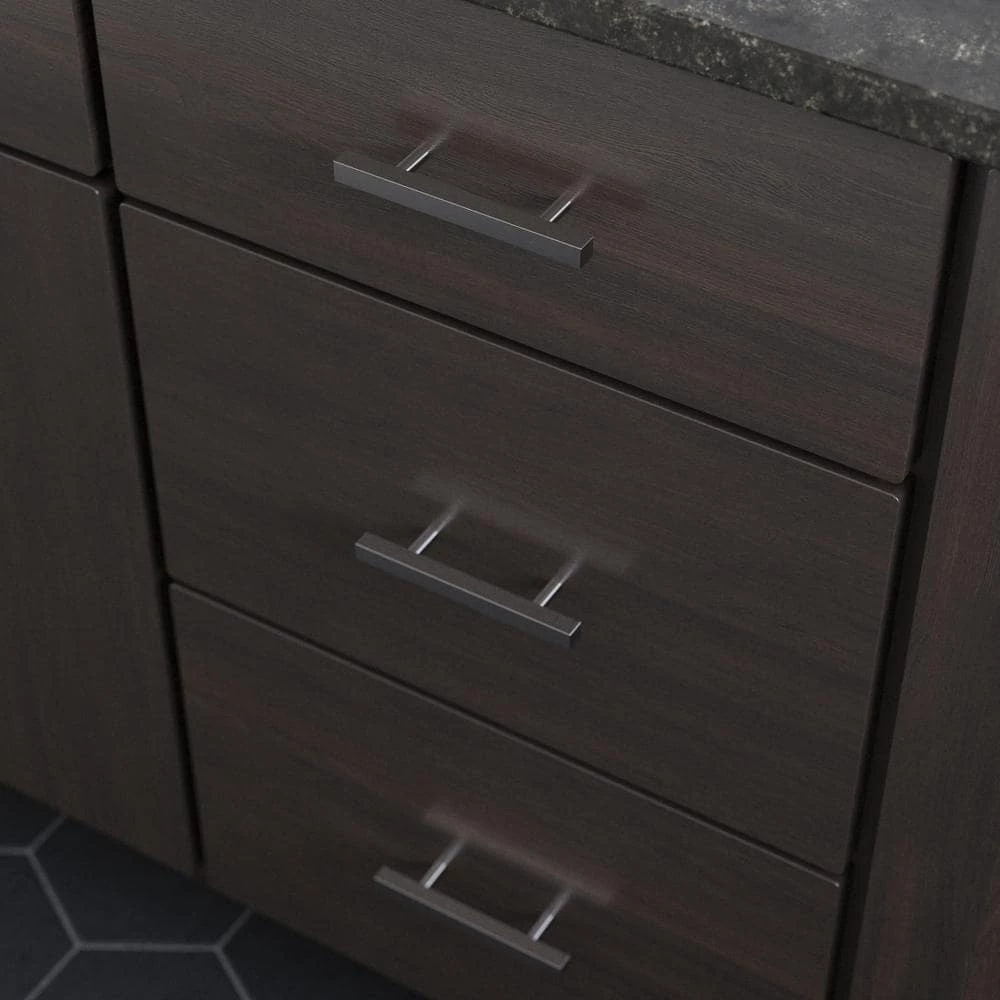 Franklin Brass Simple Square Bar 3 in. (76 mm) Stainless Steel Drawer Pull (30-Pack) - Image 2