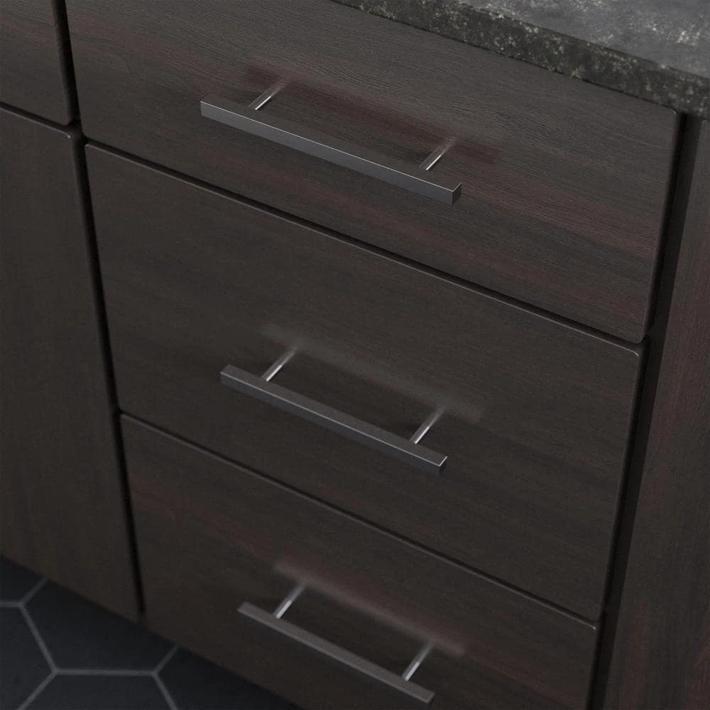 Franklin Brass Simple Square Bar 5-1/16 in. (128 mm) Stainless Steel Drawer Pull (10-Pack) - Image 2