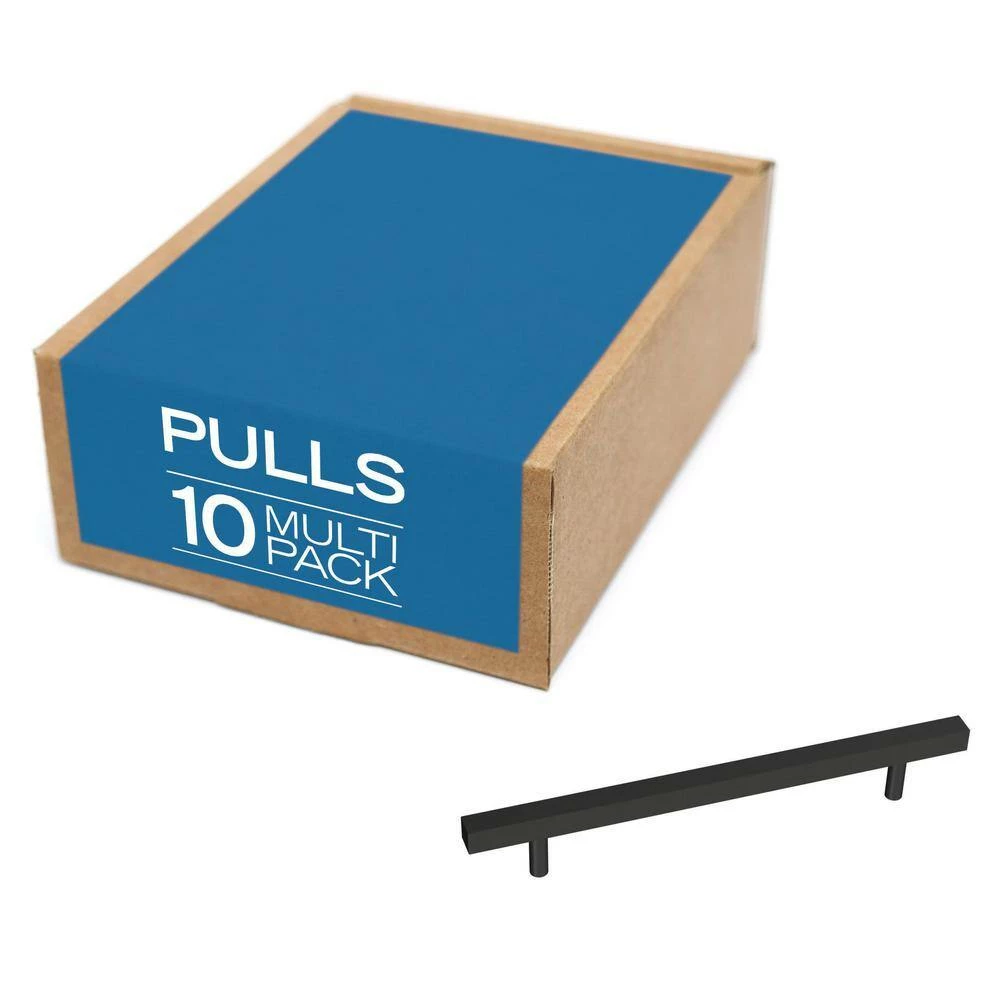 Franklin Brass Simple Square Bar 6-5/16 in. (160 mm) Matte Black Drawer Pull (10-Pack) - Image 4