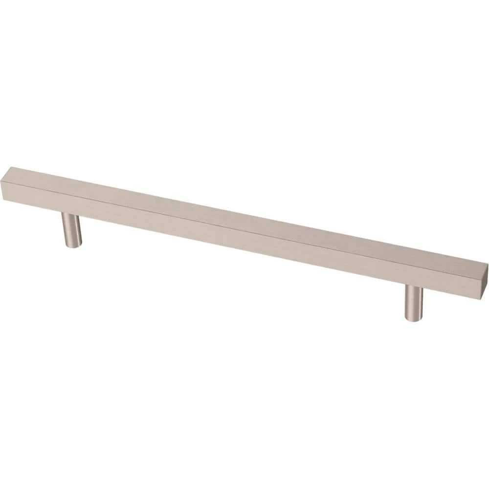 Franklin Brass Simple Square Bar 6-5/16 in. (160 mm) Stainless Steel Drawer Pull (30-Pack)