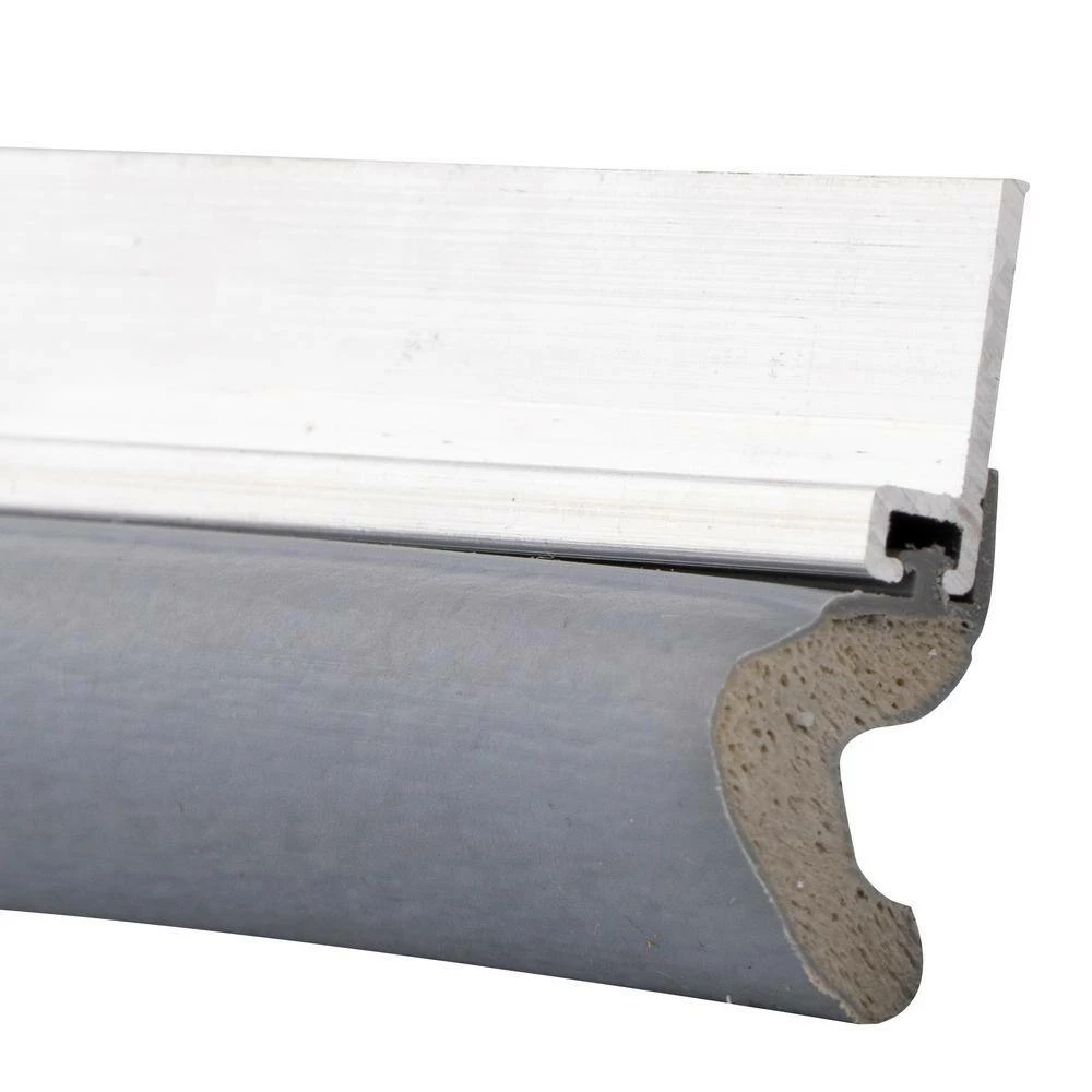 Simply Conserve KC600 1-5/8 in. x 80 in. Gray Premium Foam and Aluminum Screw On Door Weatherstrip Set Contractor Pack of 25 - Image 2