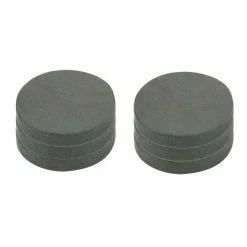 Master Magnet 1 in. Dia Black Disc Magnet (6 per Pack)