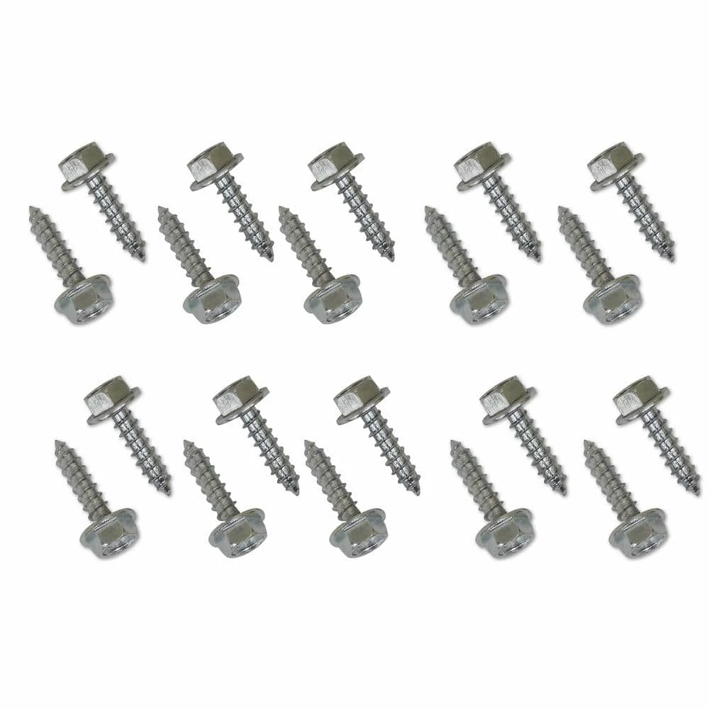SNAP-LOC E-Track Wood Screw 20 Piece Set 1/4 in. x 1 in.