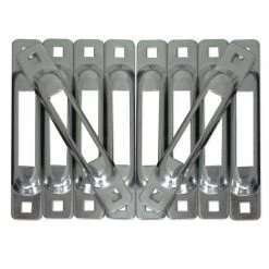 SNAP-LOC E-Track Single Strap Anchor Unfinished (10-Pack)