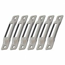 SNAP-LOC E-Track Single Strap Anchor Unfinished (6-Pack)