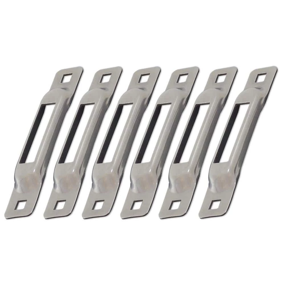 SNAP-LOC E-Track Single Strap Anchor Unfinished (6-Pack)