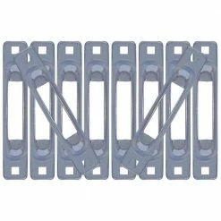 SNAP-LOC E-Track Single Strap Anchor Zinc (10-Pack)