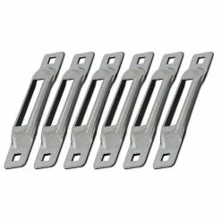 SNAP-LOC E-Track Single Strap Anchor Zinc (6-Pack)