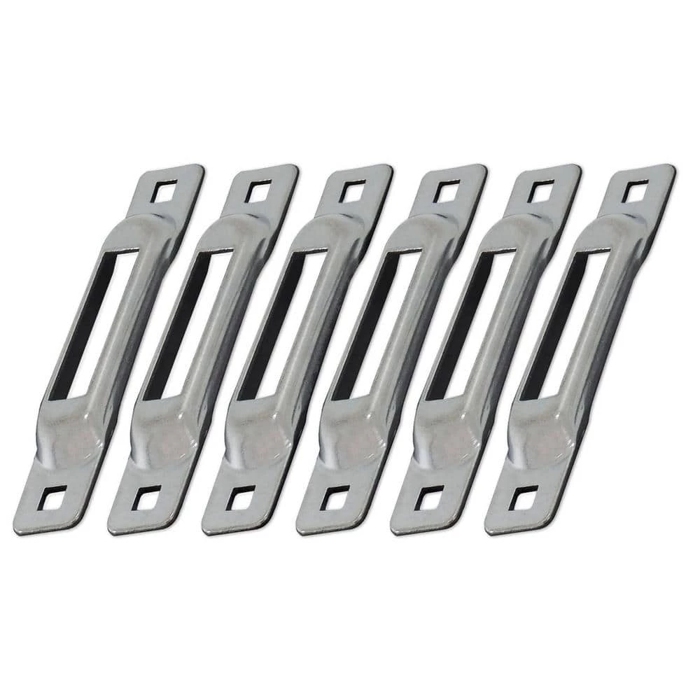 SNAP-LOC E-Track Single Strap Anchor Zinc (6-Pack)