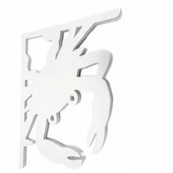 Nature Brackets Decorative 16 in. Paintable PVC Crab Mailbox or Porch Bracket
