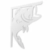 Nature Brackets 16 in. Paintable PVC Decorative Bass Fish Mailbox or Porch Bracket
